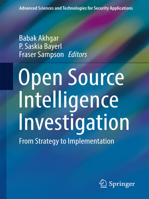 cover image of Open Source Intelligence Investigation